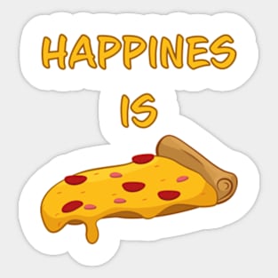 pizza is love , pizza is life Sticker